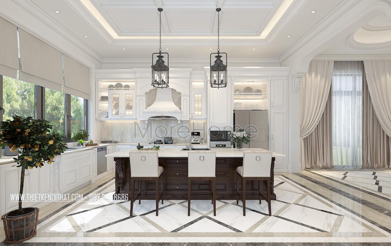 Thiết kế nội thất biệt thự tân cổ điển tại thái bình Thiết kế nội thất biệt thự tân cổ điển tại thái bình