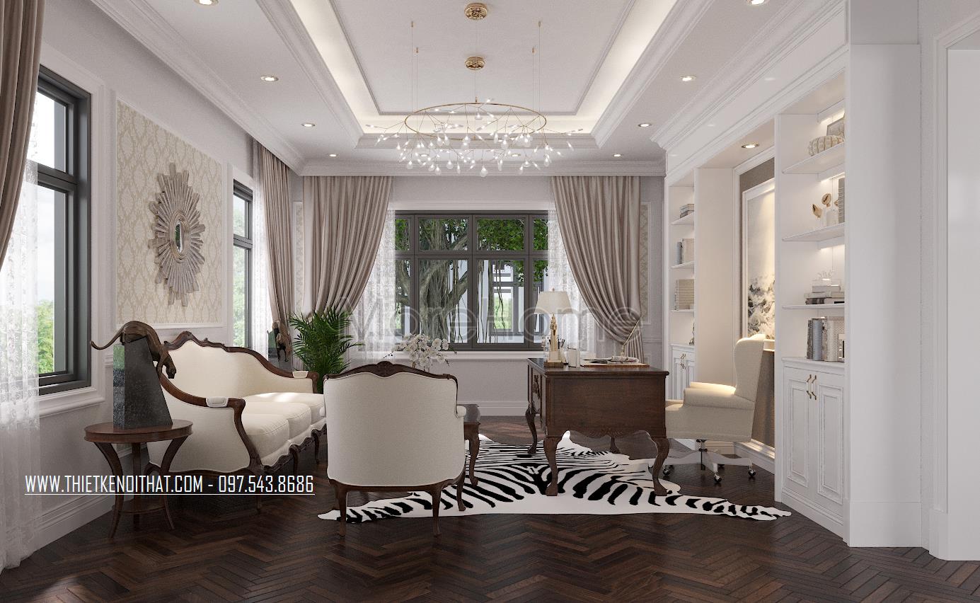 Thiết kế nội thất biệt thự tân cổ điển tại thái bình Thiết kế nội thất biệt thự tân cổ điển tại thái bình