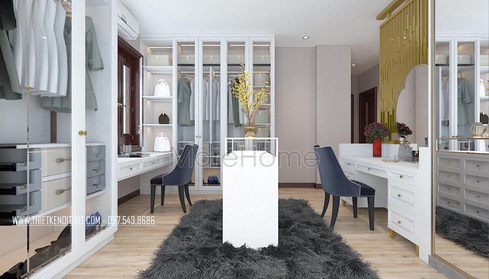 Thiết kế nội thất biệt thự tân cổ điển tại bắc ninh Thiết kế nội thất biệt thự tân cổ điển tại bắc ninh