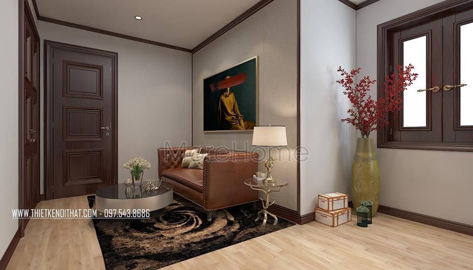 Thiết kế nội thất biệt thự tân cổ điển tại bắc ninh Thiết kế nội thất biệt thự tân cổ điển tại bắc ninh