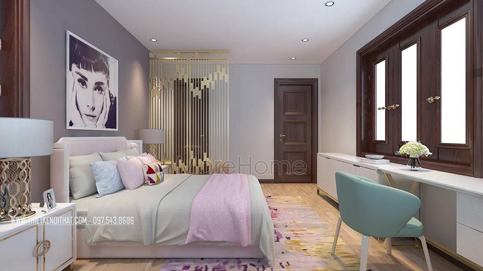 Thiết kế nội thất biệt thự tân cổ điển tại bắc ninh Thiết kế nội thất biệt thự tân cổ điển tại bắc ninh