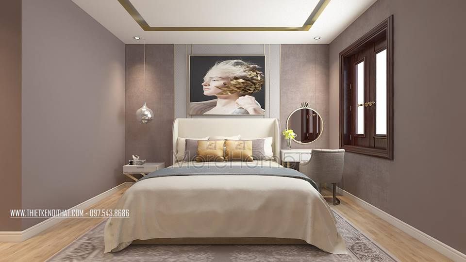 Thiết kế nội thất biệt thự tân cổ điển tại bắc ninh Thiết kế nội thất biệt thự tân cổ điển tại bắc ninh