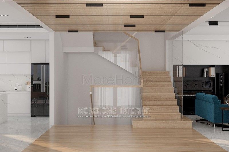 Thiết kế nội thất biệt thự hiện đại đẹp tại Vinhomes Riverside Thiết kế nội thất biệt thự Vinhomes Riverside Long Biên Hà Nội