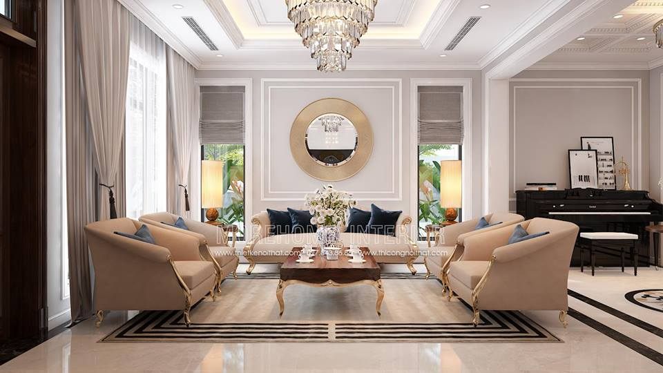 Thiết kế nội thất biệt thự Palm Garden Thiết kế nội thất biệt thự Palm Garden