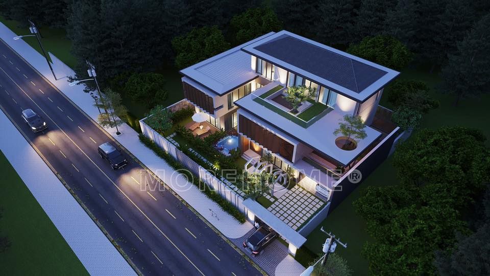 Thiết kế kiến trúc biệt thự hiện đại Thiết kế kiến trúc biệt thự hiện đại