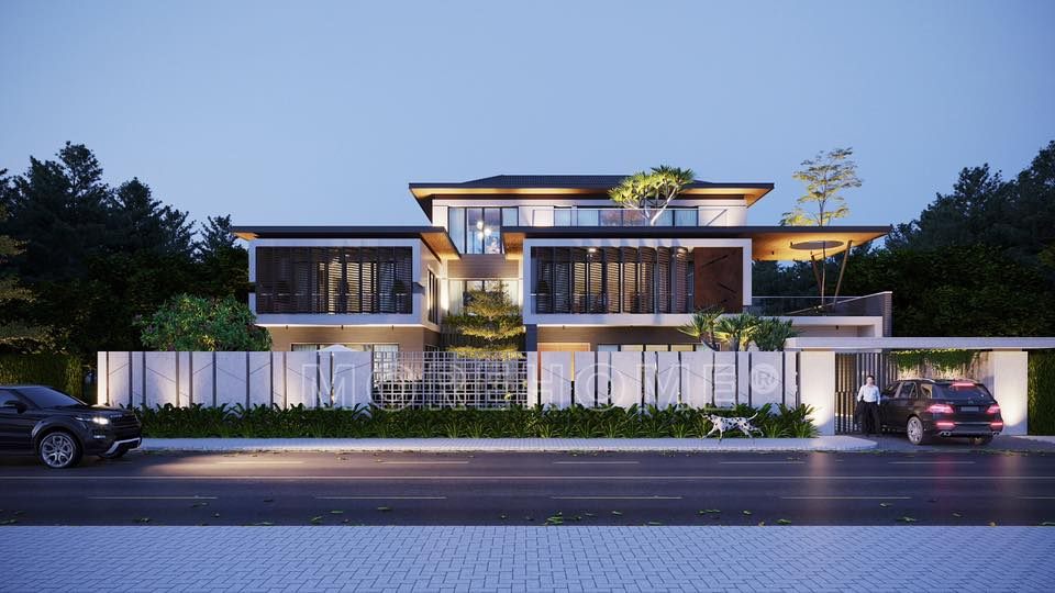 Thiết kế kiến trúc biệt thự hiện đại Thiết kế kiến trúc biệt thự hiện đại