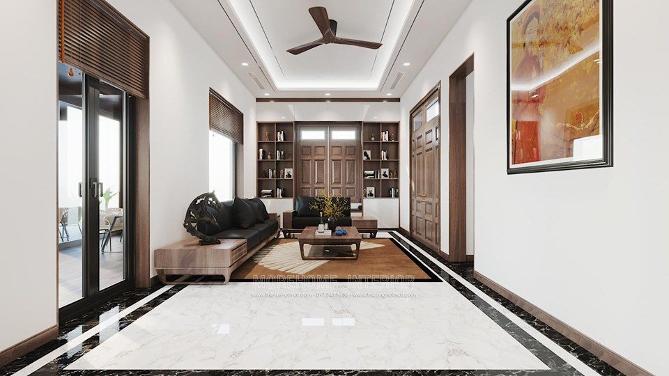 Thiết kế kiến trúc biệt thự, nội thất biệt thự đẹp tại Đông Anh