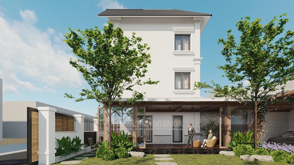 Thiết kế kiến trúc biệt thự, nội thất biệt thự Đông Anh Hà Nội Thiết kế kiến trúc biệt thự, nội thất biệt thự đẹp tại Đông Anh