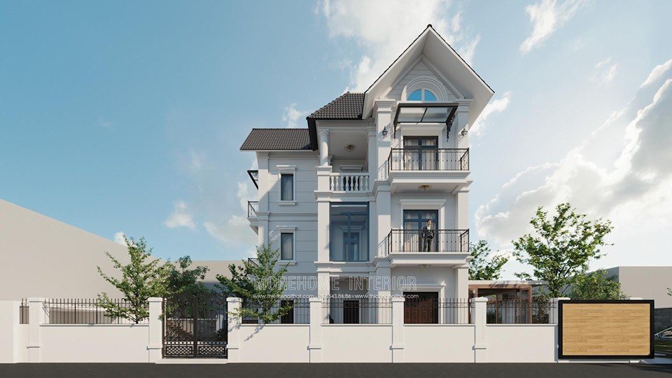 Thiết kế kiến trúc biệt thự, nội thất biệt thự Đông Anh Hà Nội Thiết kế kiến trúc biệt thự, nội thất biệt thự đẹp tại Đông Anh
