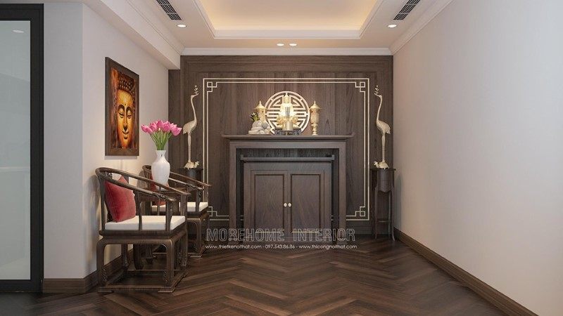 Thiết kế nội thất biệt thự Gamuda đậm phong cách Á Đông