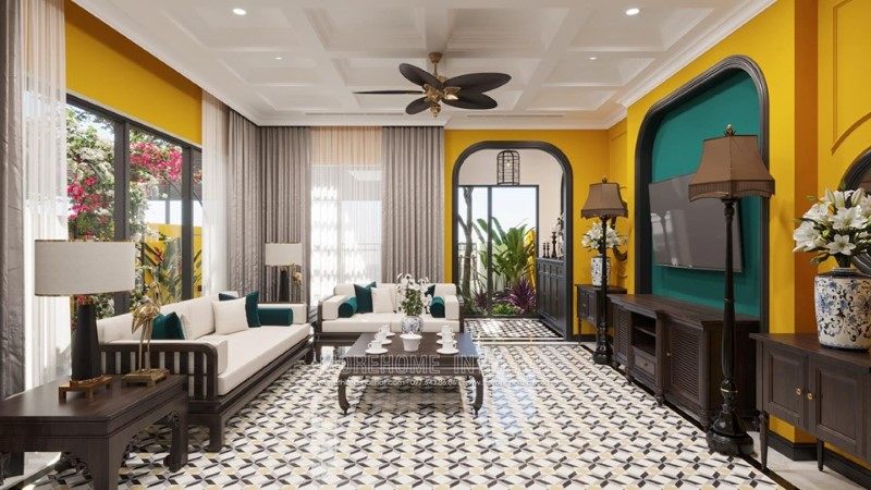 Thiết kế nội thất biệt thự Gamuda đậm phong cách Á Đông Thiết kế nội thất biệt thự Gamuda đậm phong cách Á Đông