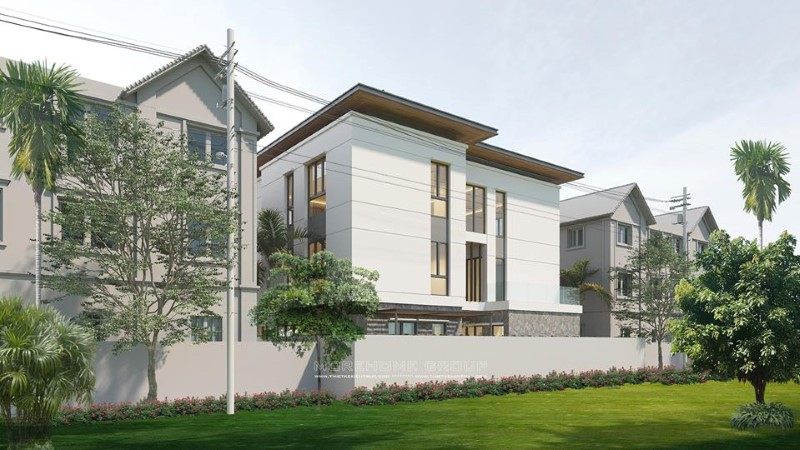 Thiết kế biệt thự 3 tầng hiện đại tại Hải Phòng Thiết kế biệt thự 3 tầng hiện đại tại Hải Phòng