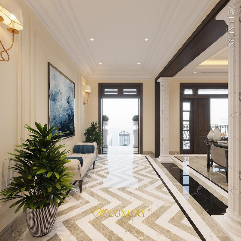 Thiết kế kiến trúc, nội thất biệt thự tân cổ điển Cao Cấp tại Việt Hưng Thiết kế kiến trúc, nội thất biệt thự tân cổ điển Cao Cấp tại Việt Hưng