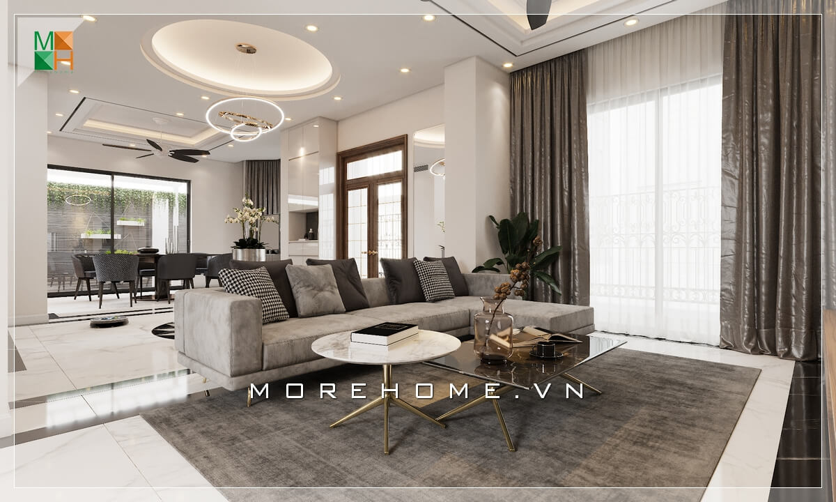 Thiết kế nội thất biệt thự hiện đại tại VinHomes Hải Phòng
