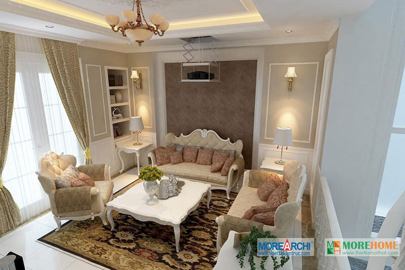 Thiết kế nội ngoại thất biệt thự tân cổ điển
