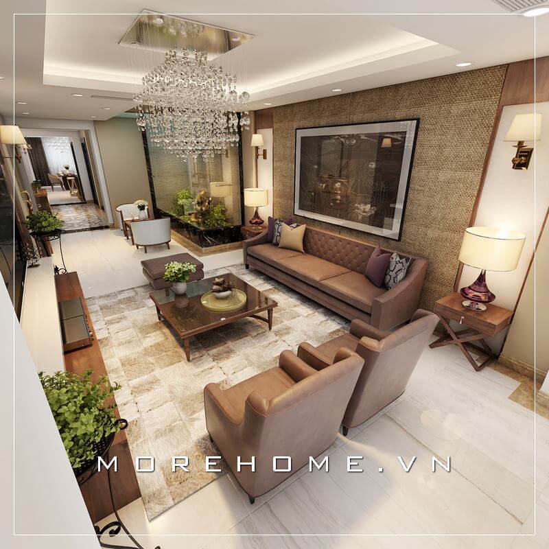 Thiết kế nội thất phòng khách nhà phốphong cách hiện đại và ấn tượng mang đến vẻ đẹp trẻ trung cho ngôi nhà Thiết kế biệt thự