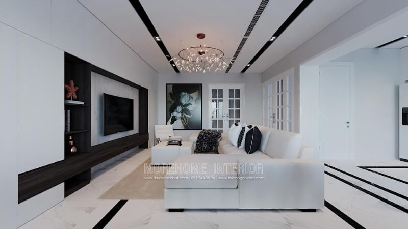 Thiết kế nội thất phòng khách bếp cho nhà phố Ấn tượng với các mẫu thiết kế phòng khách biệt thự, nhà phố đẹp