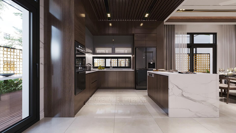 Mẫu tủ bếp hiện đại đẹp - mang đến sự tiện nghi trong sinh hoạt Thiết kế phòng bếp, tủ bếp đẹp