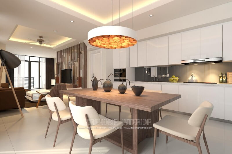 Thiết kế tủ bếp âm tường giúp tiết kiệm tối đa được khoảng diện tích của ngôi nhà, đây chính là sự lựa chọn hoàn hảo cho những không gian nhà nhỏ như nhà phố, chung cư... Thiết kế phòng bếp, tủ bếp đẹp
