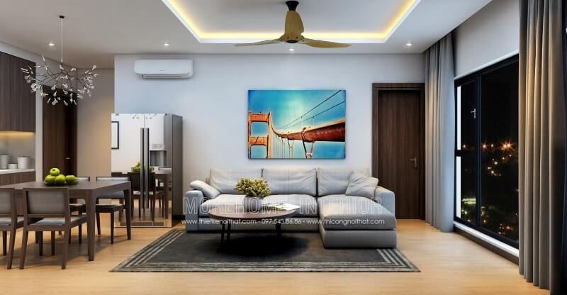 Bàn trà MH-HD024 hiện đại trang trí phòng khách chung cư đẹp