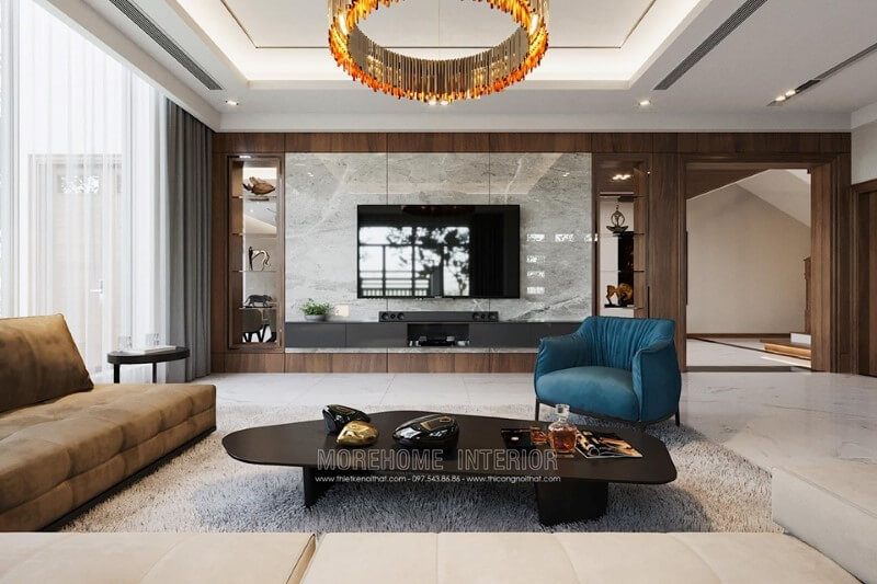 Mẫu bàn trà gỗ màu nâu trâm cao cấp với vẻ đẹp mộc mạc nhưng đầy tinh tế, nghệ thuật cuốn hút mọi ánh nhìn