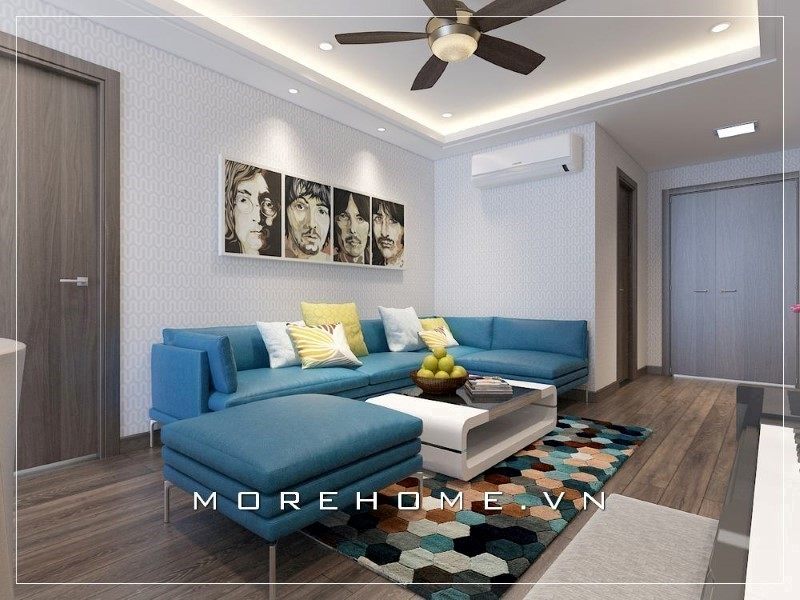 mắt.
Người ta đã bị cuốn hút bởi sự đẹp của thiết kế phòng khách chung cư.