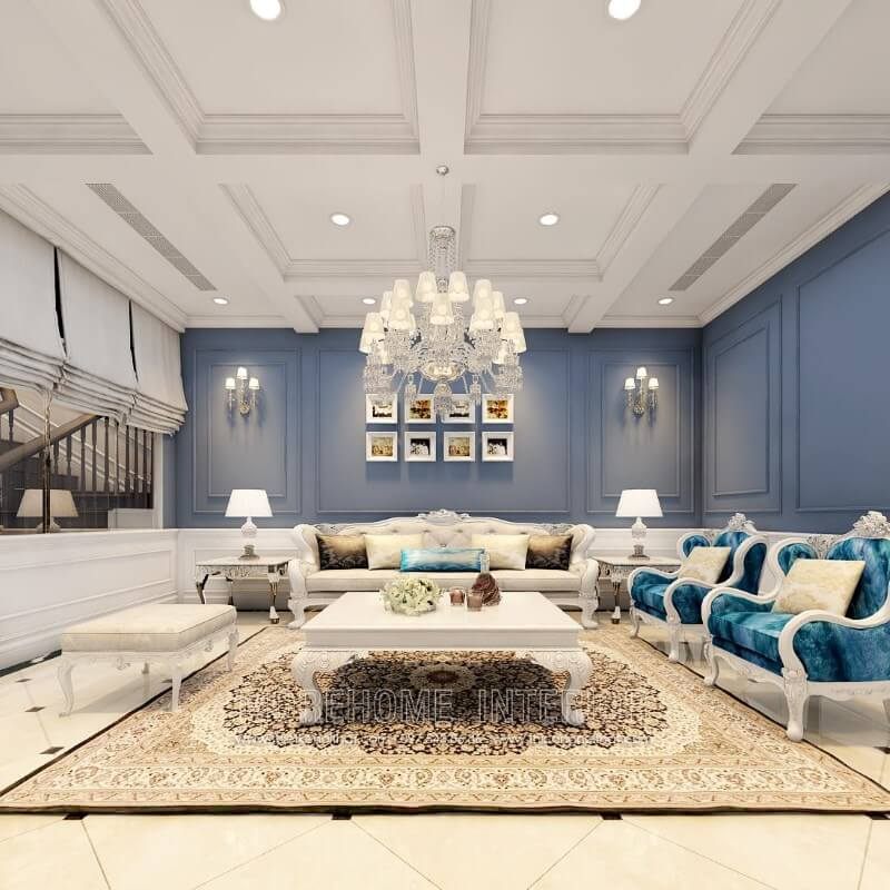 Ghế sofa cổ điển góp phần tạo nên sự sang trọng và đẳng cấp, thể hiện được gu thẩm mỹ của chủ nhân.